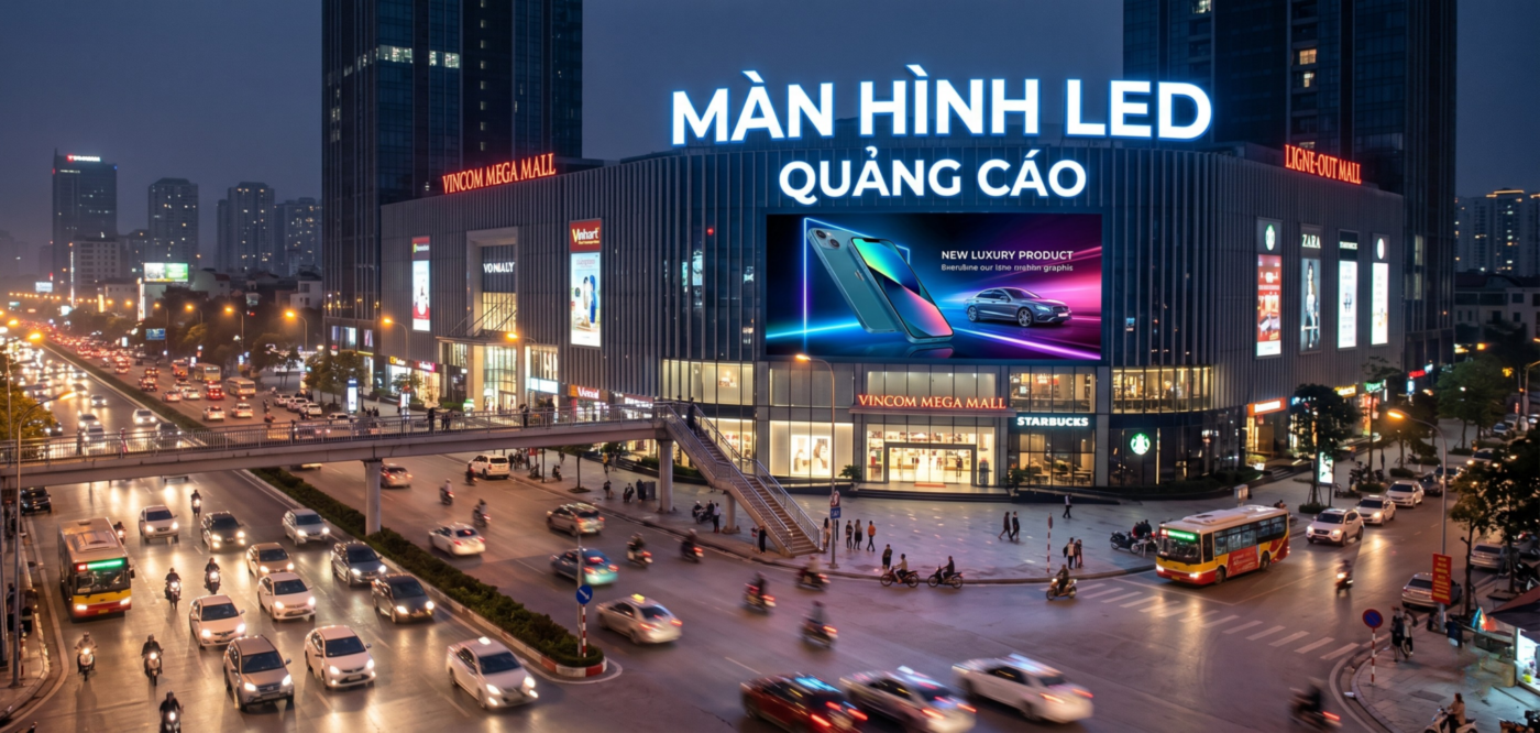 Dự án màn hình LED quảng cáo Giteck