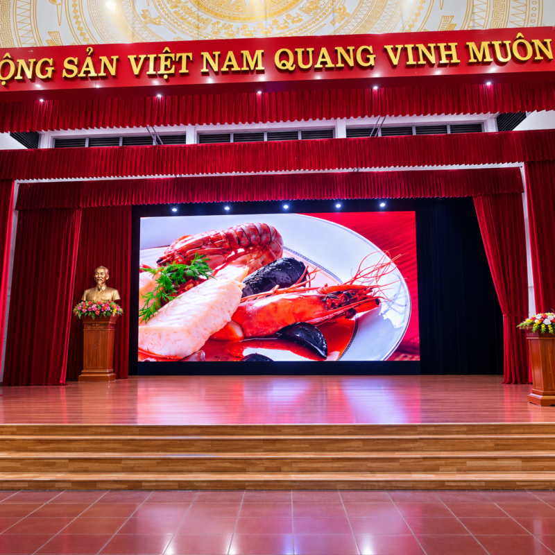Màn hình LED hội trường trong không gian hội nghị