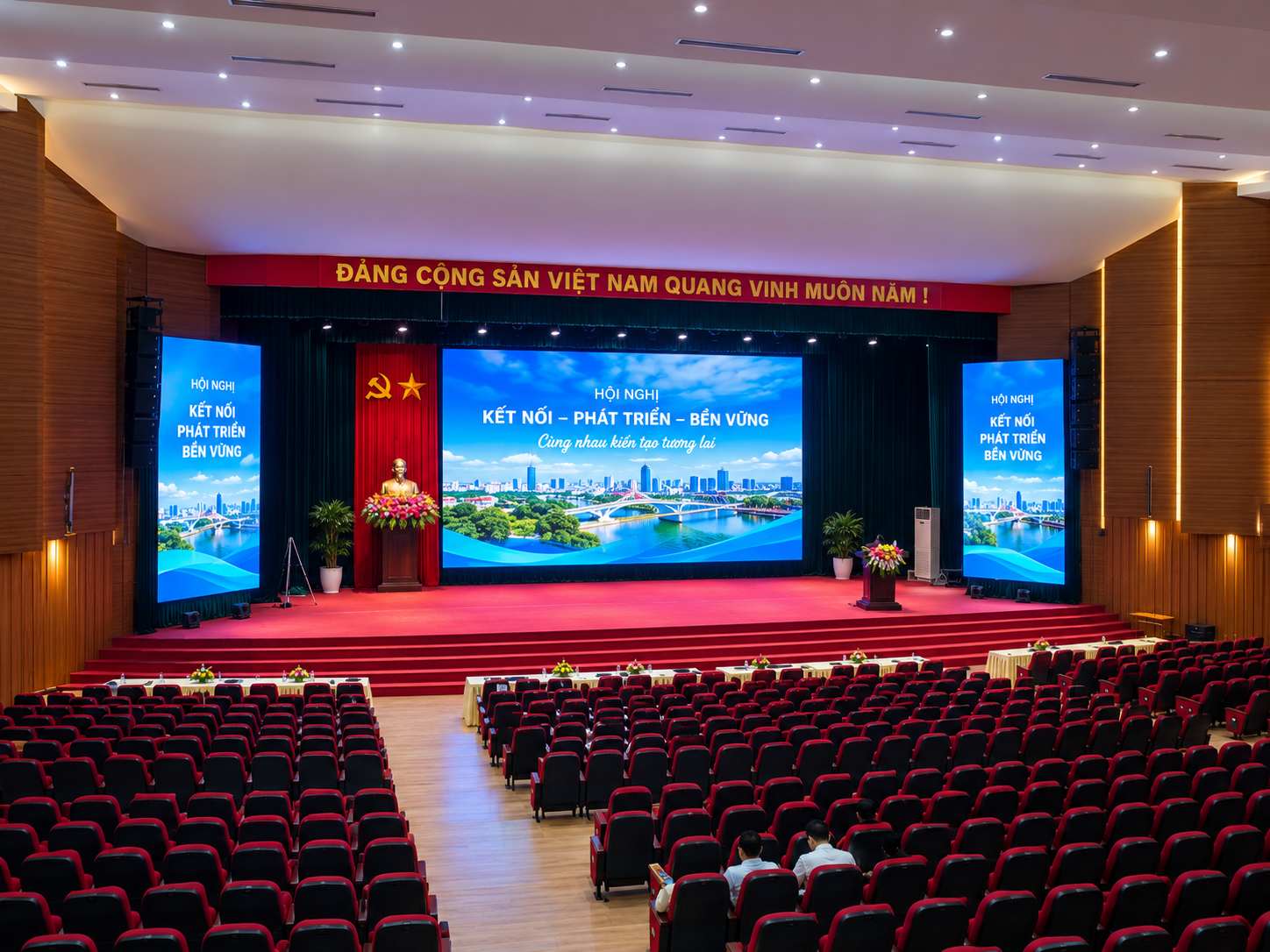 Màn hình LED hội trường trình chiếu